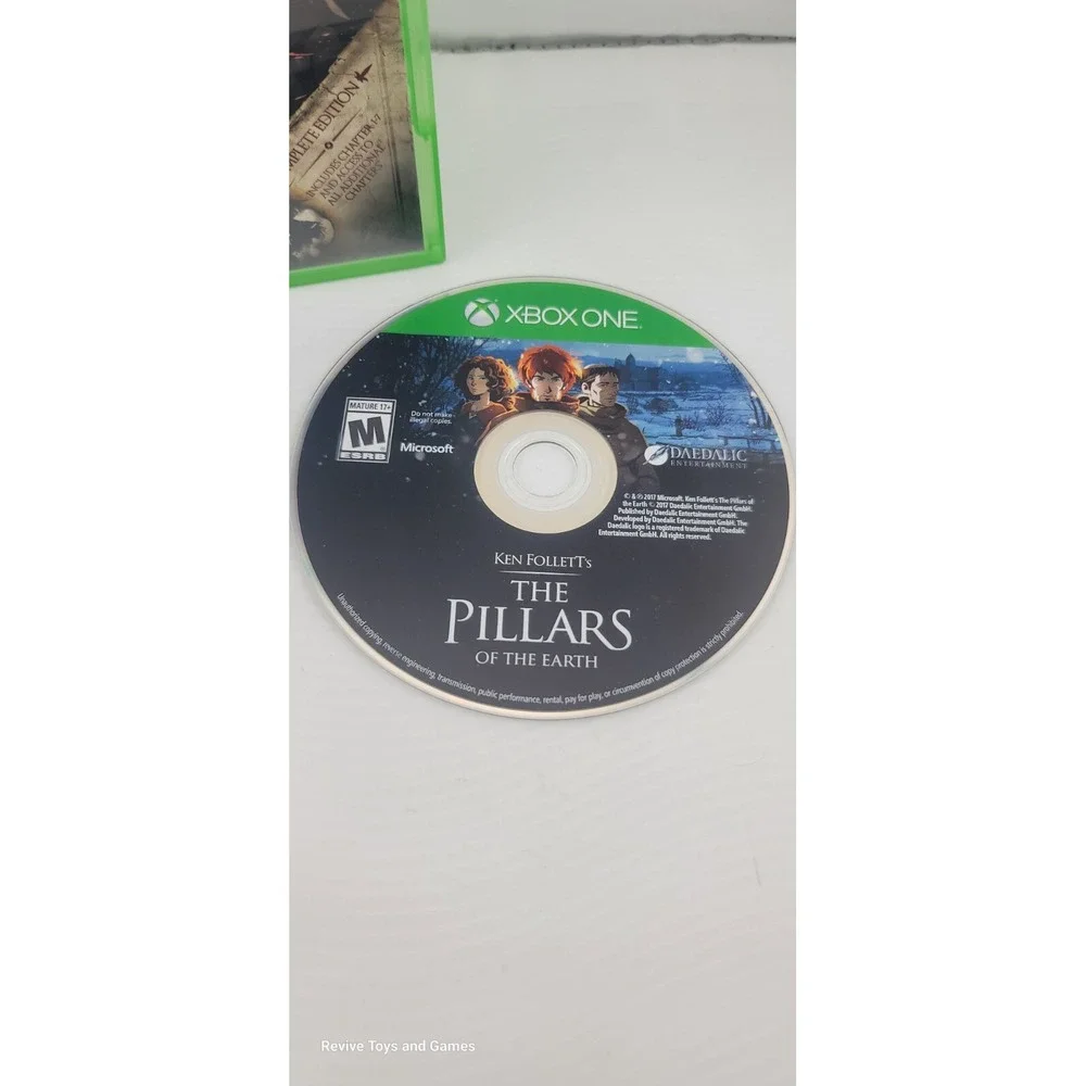 The Pillars of The Earth (Microsoft Xbox One, 2017) Game and Case Tested Working